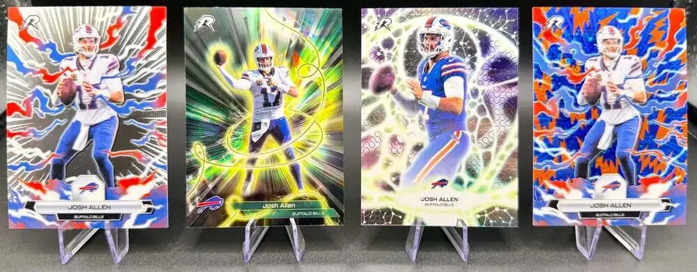Josh Allen Buffalo Bills Football Card Lot of Topps Panini Short Print Inserts